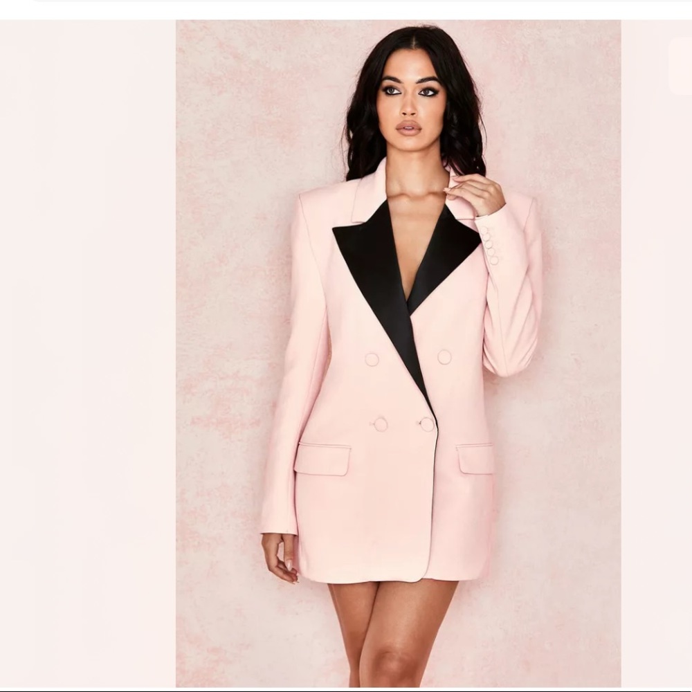 House of CB ‘Janice’ blush suit jacket dress
